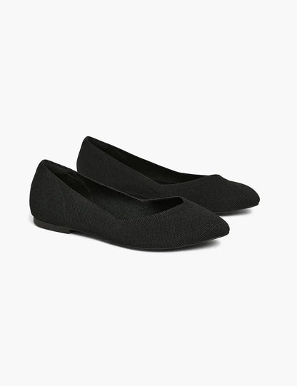 Dream Cloud Pointed Toe Knit Ballet Flat