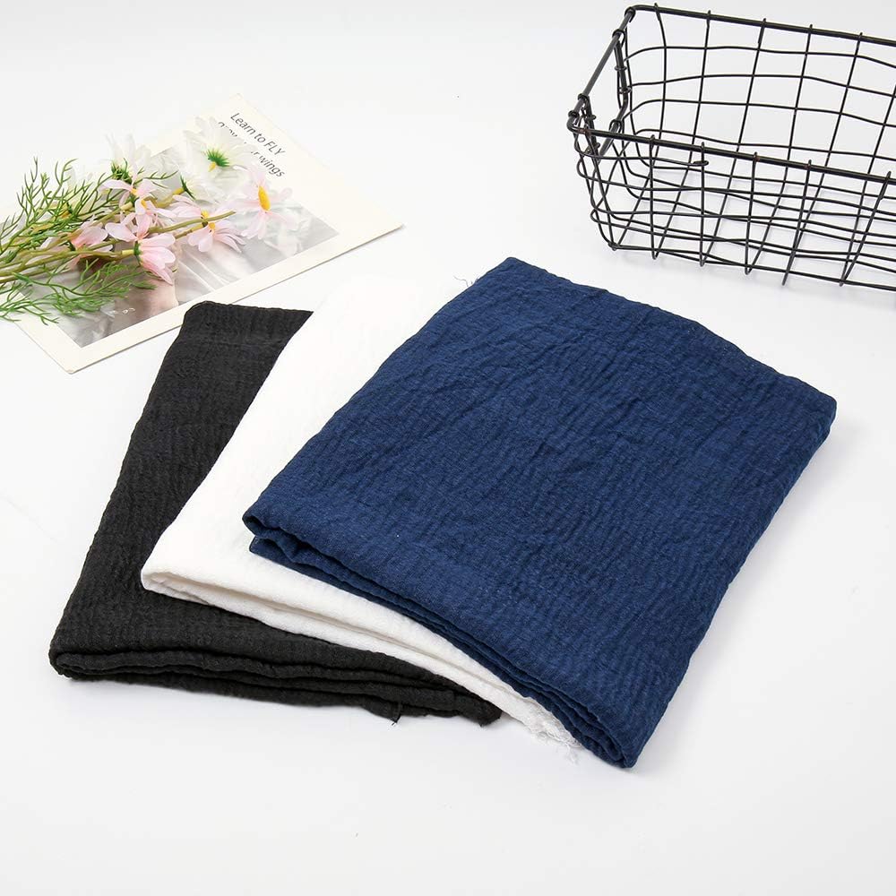Soft Cotton Hemp Scarf Wrap Long Hijab Scarves for Women