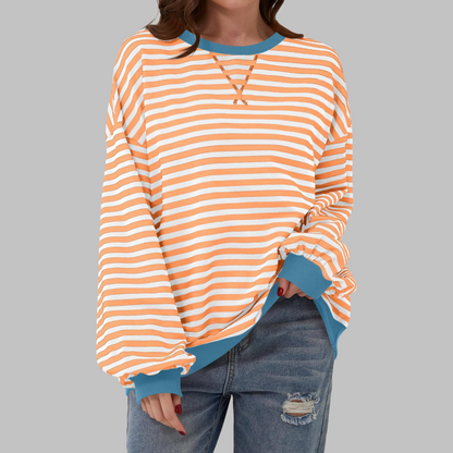 Amelia - Soft-Touch Striped Jumper