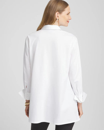 No IronTM Knit Mix Tunic