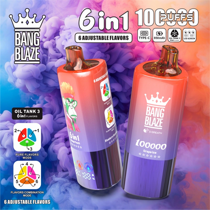 Bang Blaze 100K Puffs 6in1 Vape
