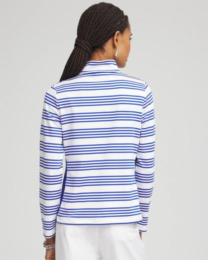 Zenergy® UPF Stripe Long Sleeve Top