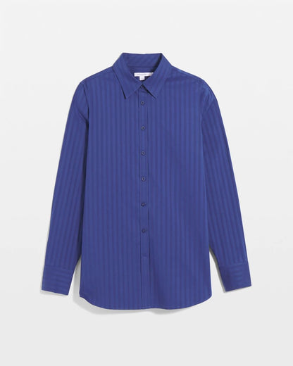 No IronTM Cool Stripe Jacquard Shirt