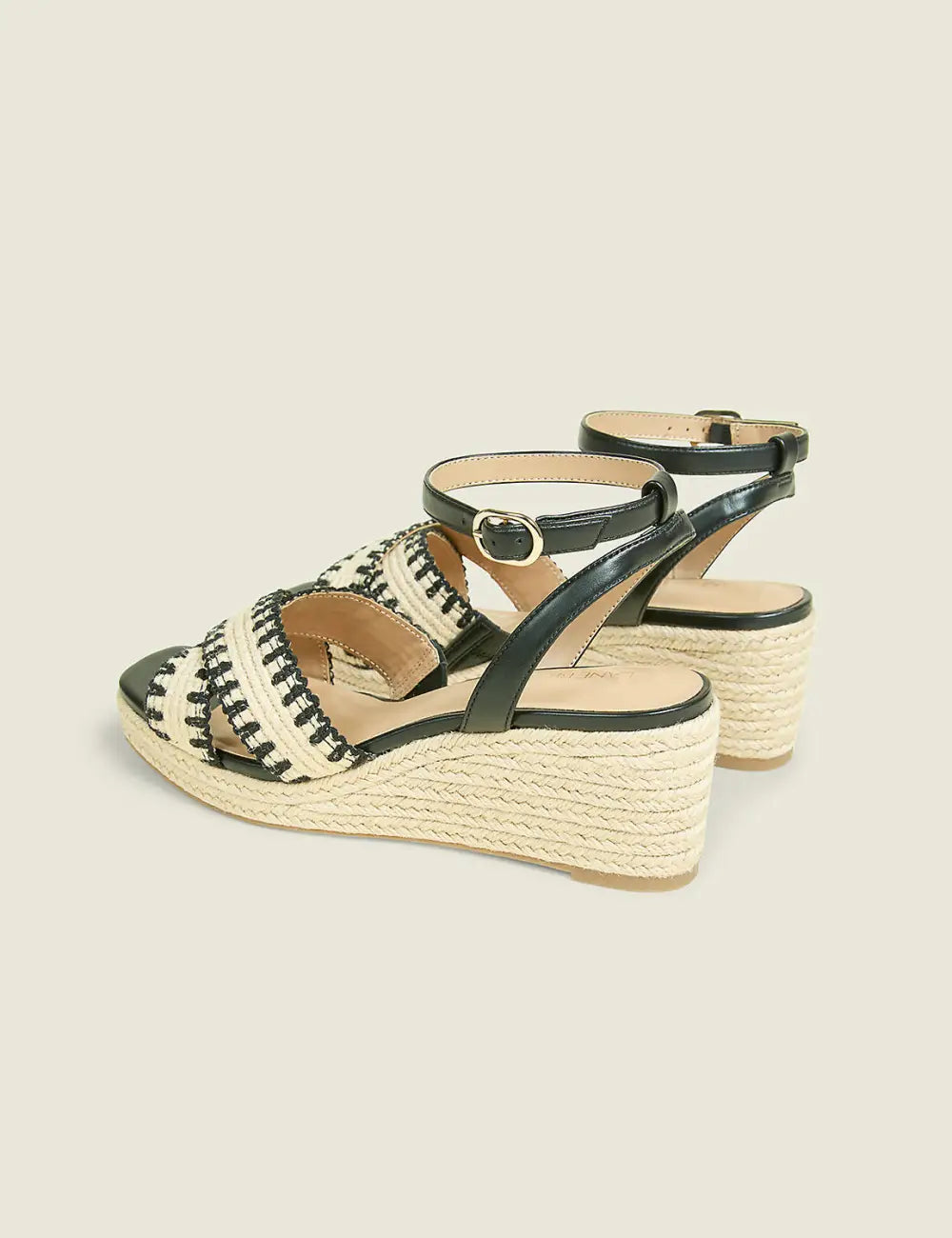 Dream Cloud Ankle Strap Espadrille Wedge