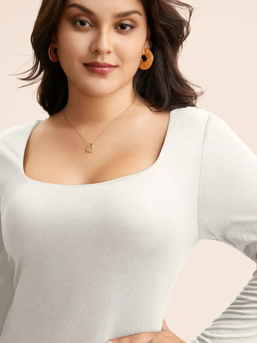 Supersoft Essentials Solid U Neck T-Shirt