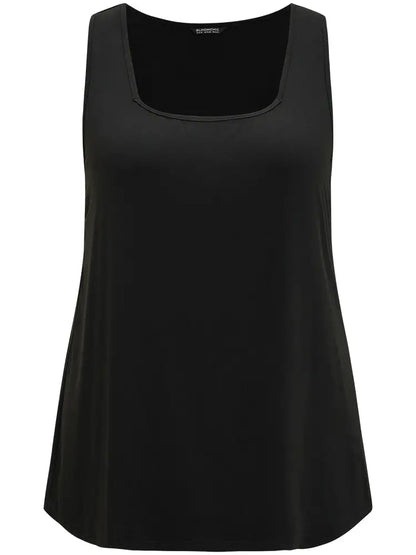 Supersoft Essentials Plain Square Neck Skinny Tank Top