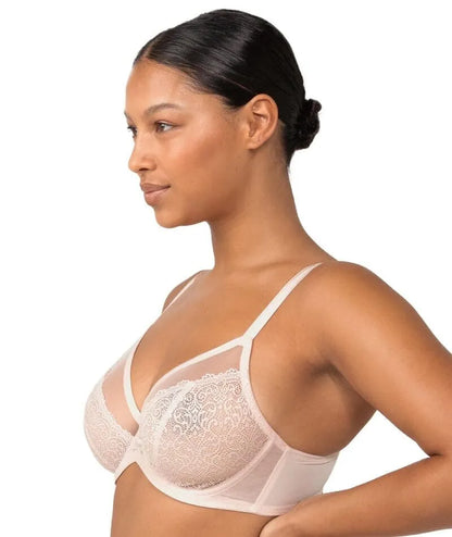 Sheer Minimizer Bra - Nude Pink