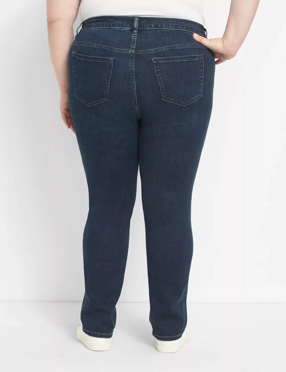 Straight Fit High-Rise Straight Jean