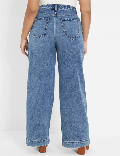 Signature Fit Wide Leg Jean