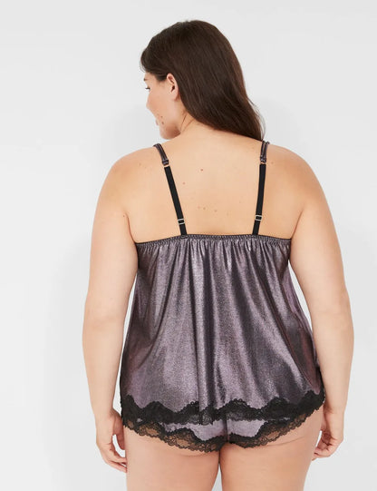 Foil Shine Cami & Short Set