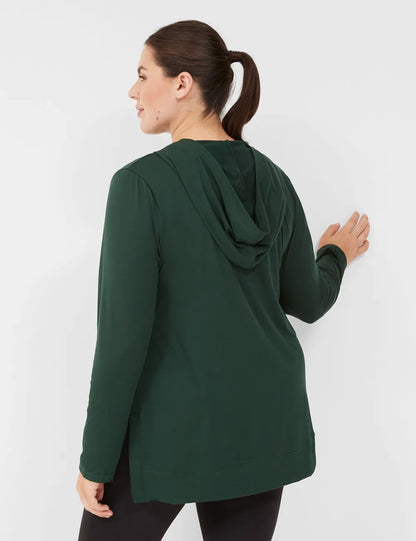 LIVI V-Neck Recycled LIVI Soft High-Low Hoodie