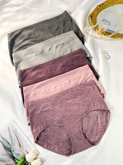 Plus 5 pack Solid Panty