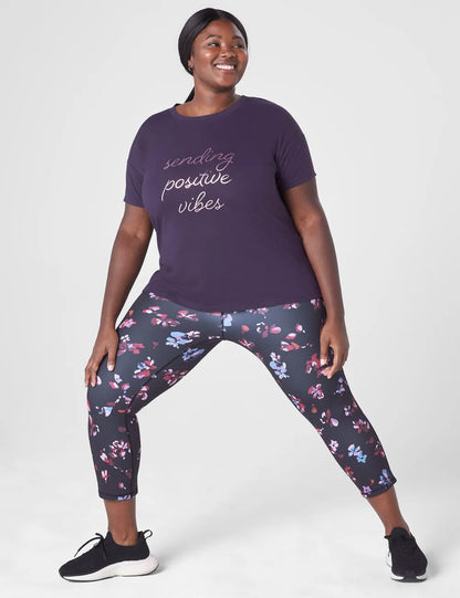 LIVI Scoop-Neck Graphic Tee