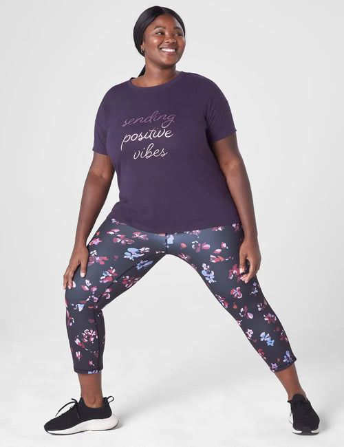 LIVI Scoop-Neck Graphic Tee