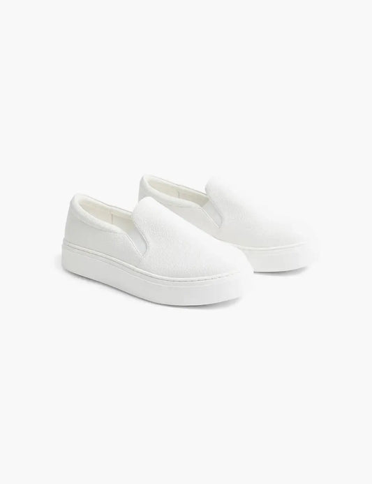 Dream Cloud Slip-On Faux-Leather Platform Sneaker