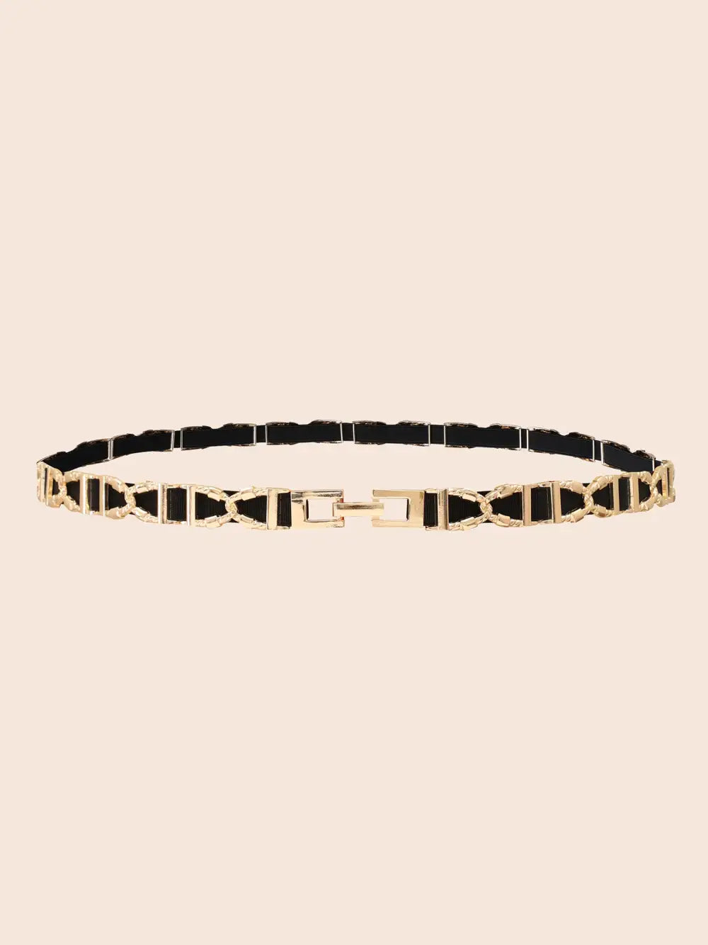 Golden Bow Metal Buckle Belt