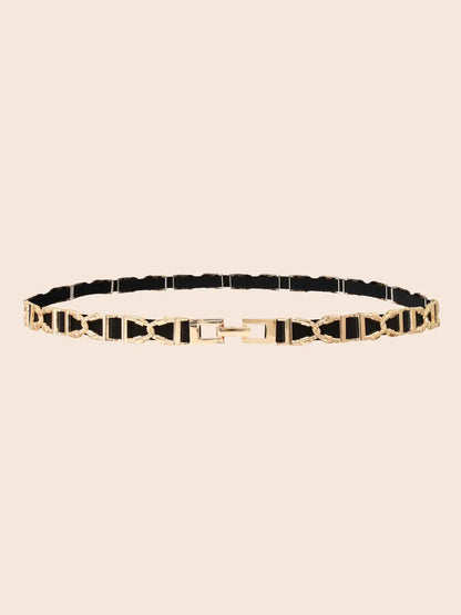 Golden Bow Metal Buckle Belt