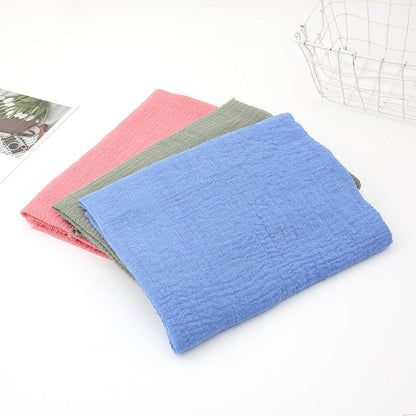 Soft Cotton Hemp Scarf Wrap Long Hijab Scarves for Women