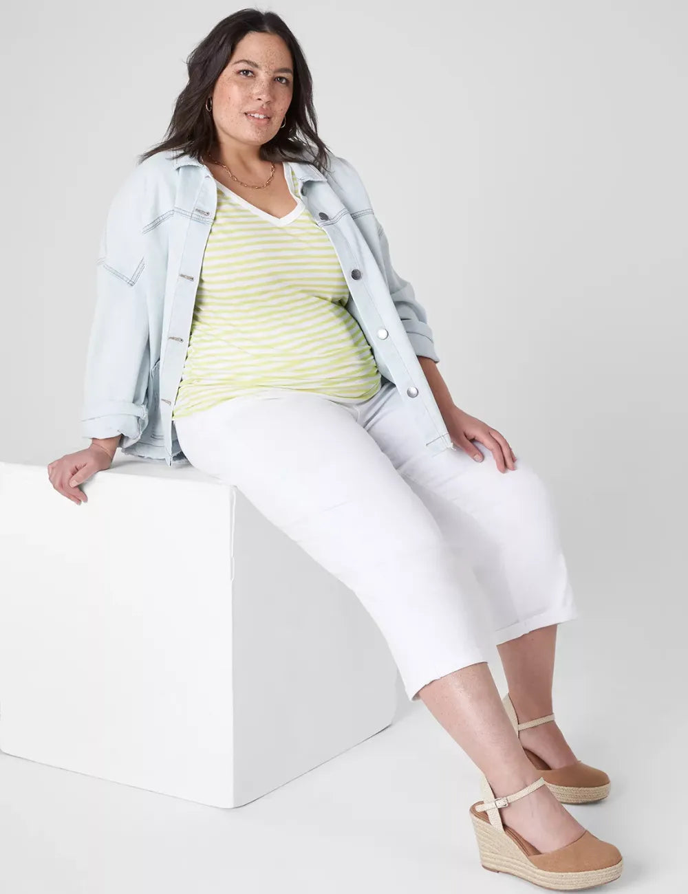 Modern Jersey Side-Ruched Tee