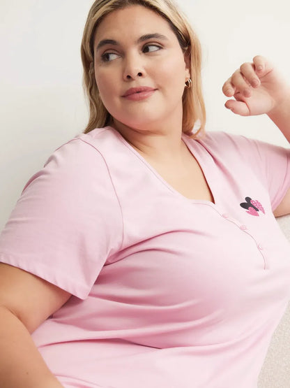 Short-Sleeve Long Sleepshirt