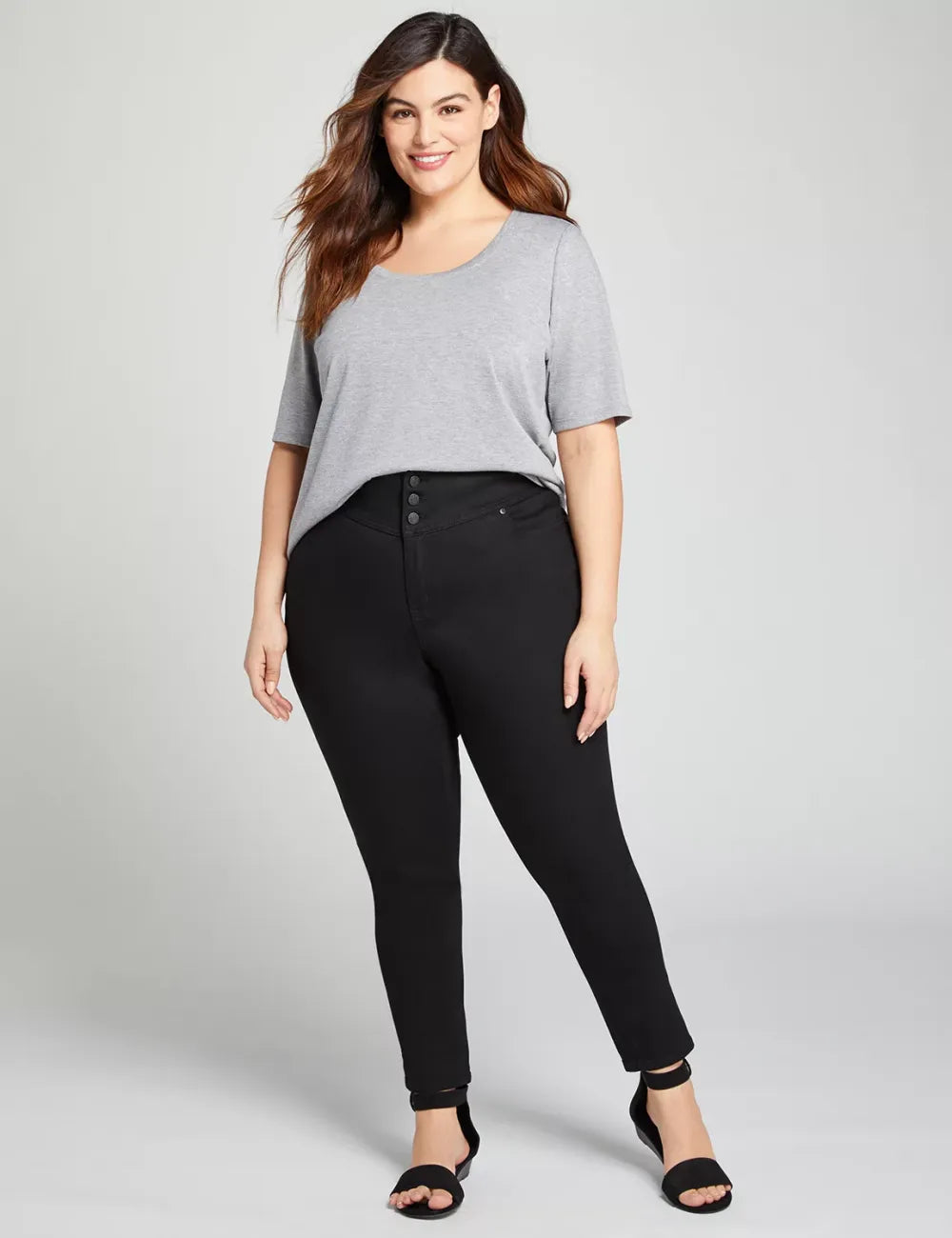 Classic Perfect Sleeve Scoop-Neck Tee