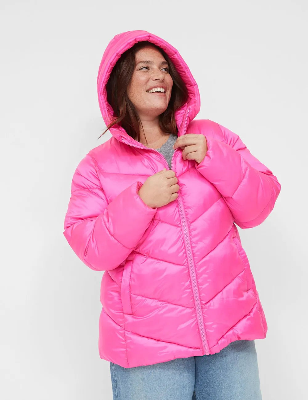 Puffer Coat With Hood