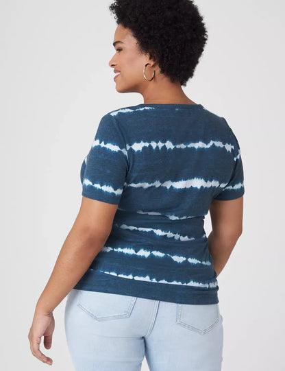 Modern Jersey Side-Ruched Tee