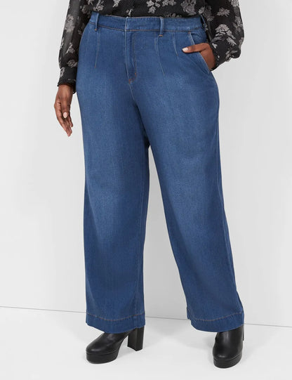 Fluid Denim Trouser Jean
