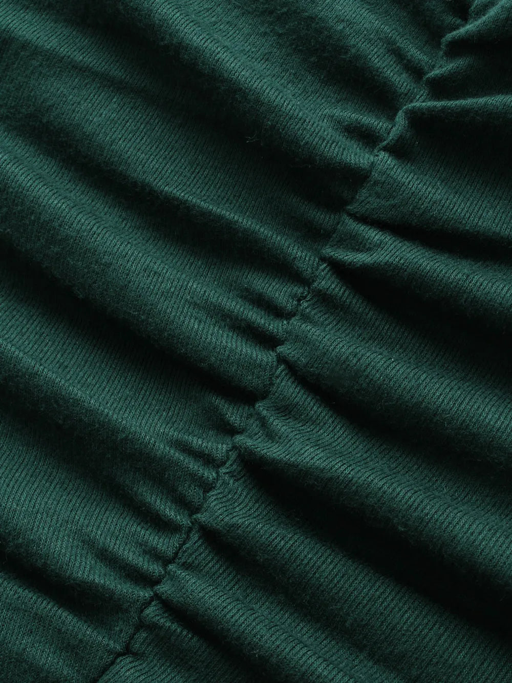 Plain Gathered Button Detail T-Shirt