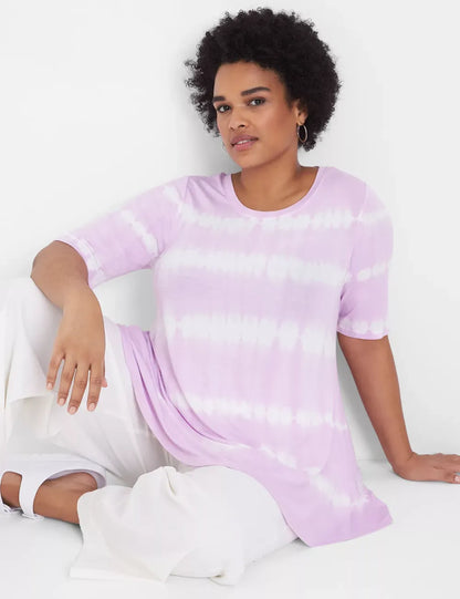 Modern Slub Swing Perfect Sleeve Straight-Hem Tee