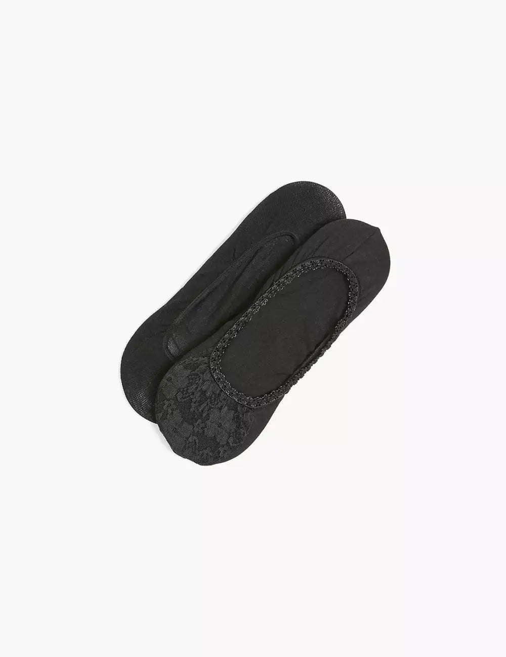 2-Pack Foot Liners - Lace & Solid