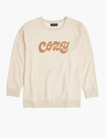 Cozy Patch Graphic Sweatshirt