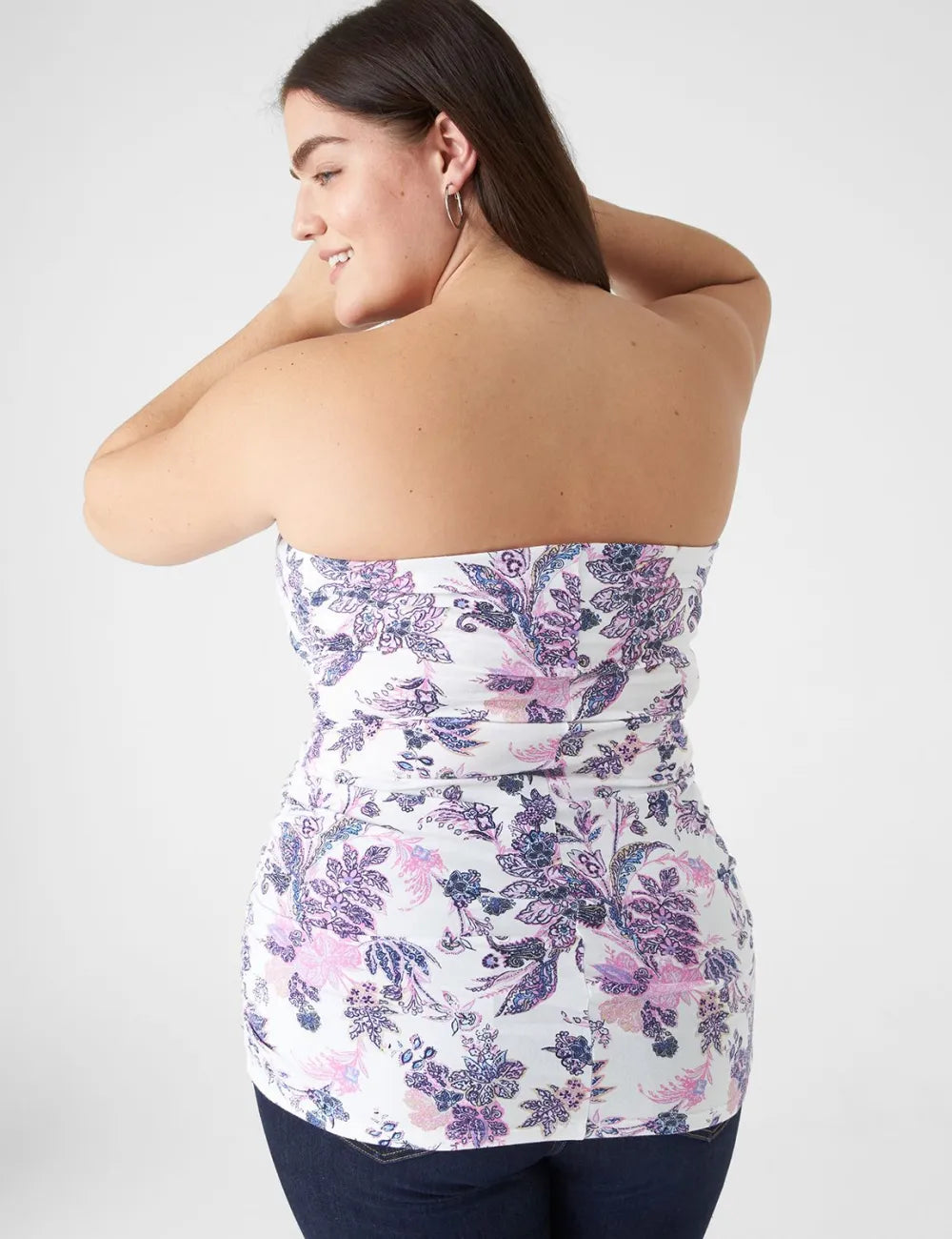 Fitted Tube Top With Shelf Bra