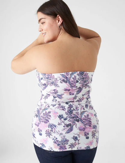 Fitted Tube Top With Shelf Bra
