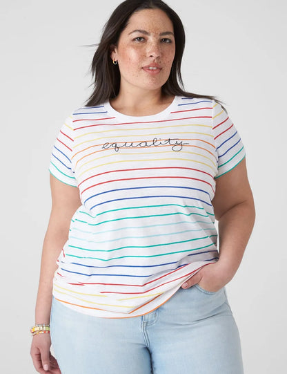Modern Equality Embroidered Graphic Tee