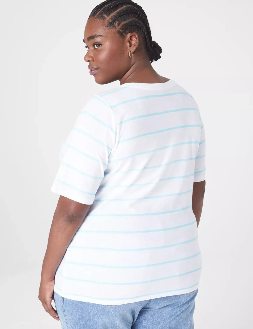 Modern Perfect Sleeve V-Neck Tee