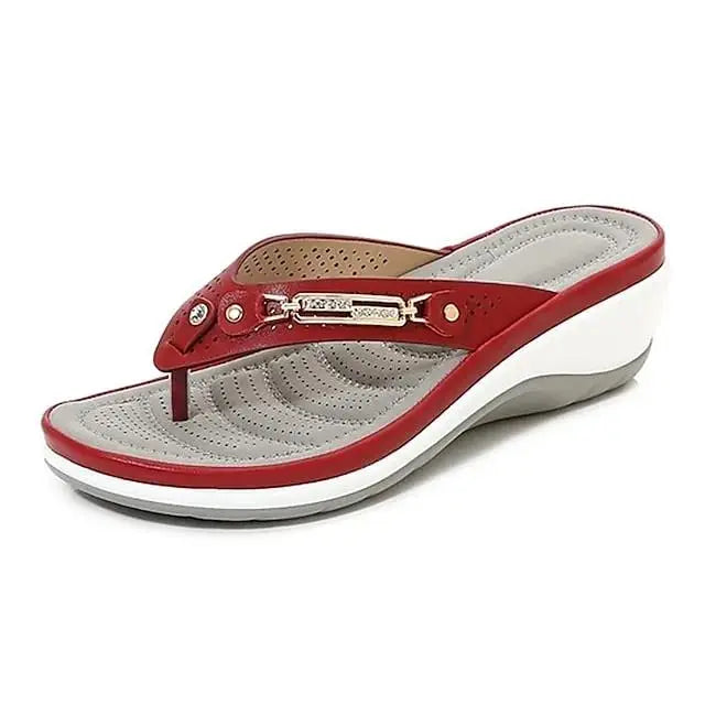 Women's Slippers Rhinestone Flip-Flops
