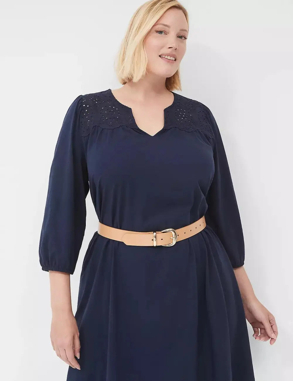 Faux-Leather Buckle Versatile Belt