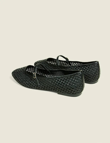 Dream Cloud Woven Mesh Ballet Flat
