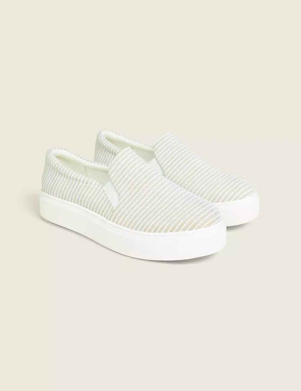 Dream Cloud Striped Knit Slip-On Platform Sneaker