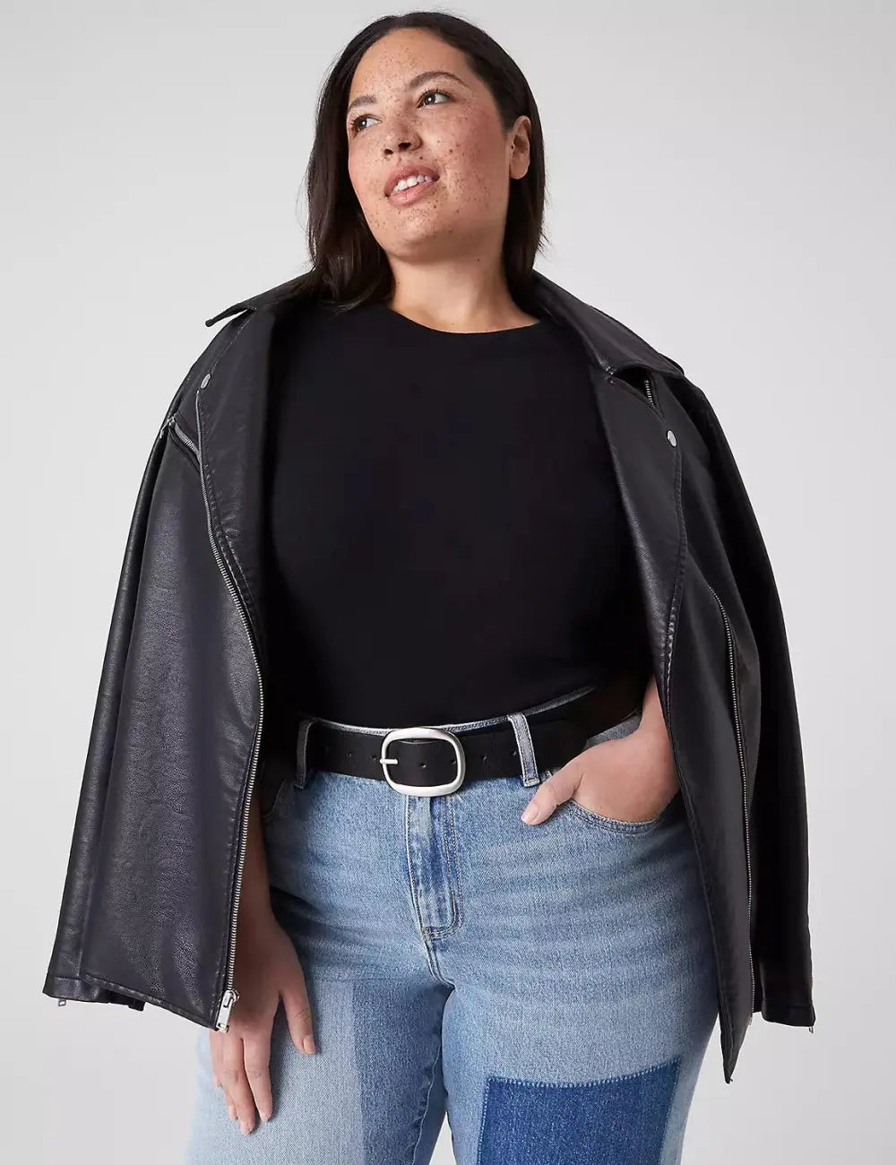 Reversible Rounded Buckle Belt