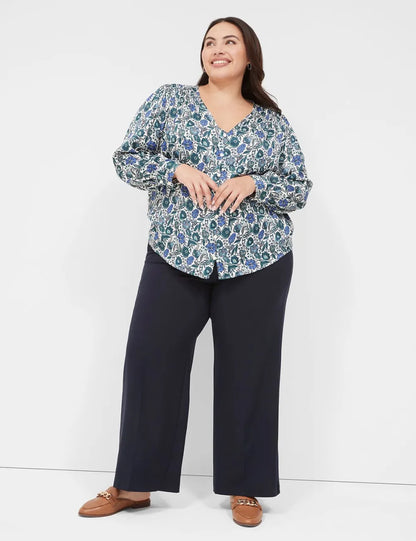 High-Rise Perfect Drape Wide Leg Pant