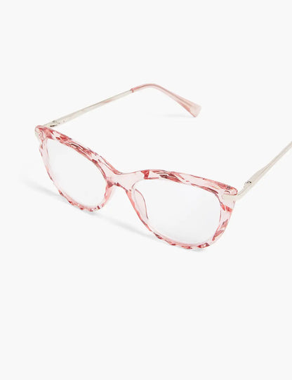 Textured Cateye Reader Glasses