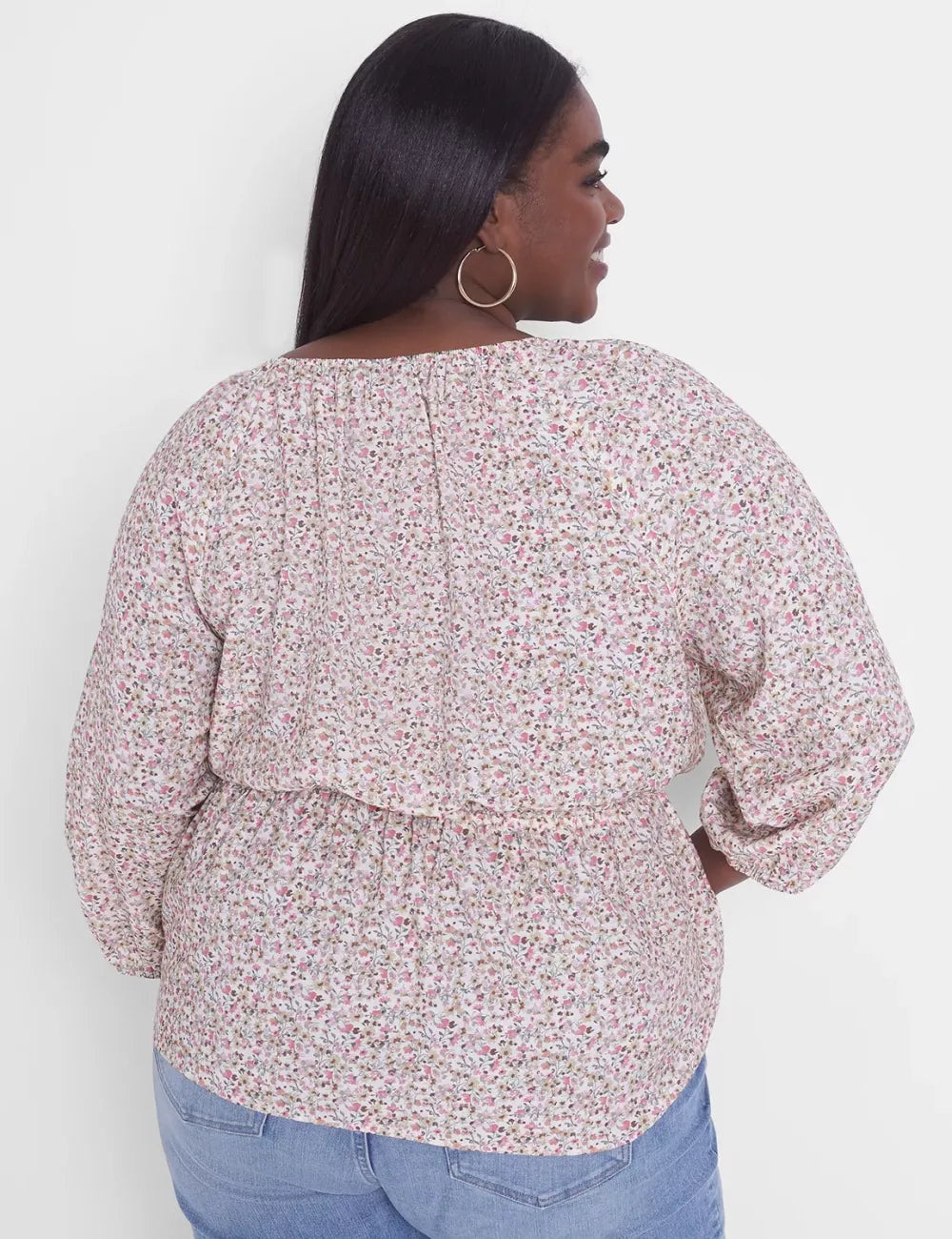 Classic Convertible Surplice-Neck Top