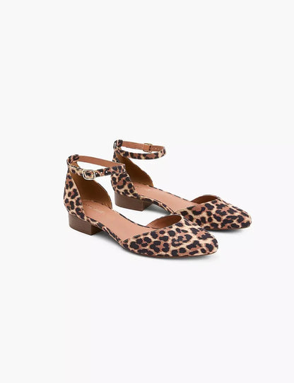 Dream Cloud Two-Piece Ankle-Strap Flat