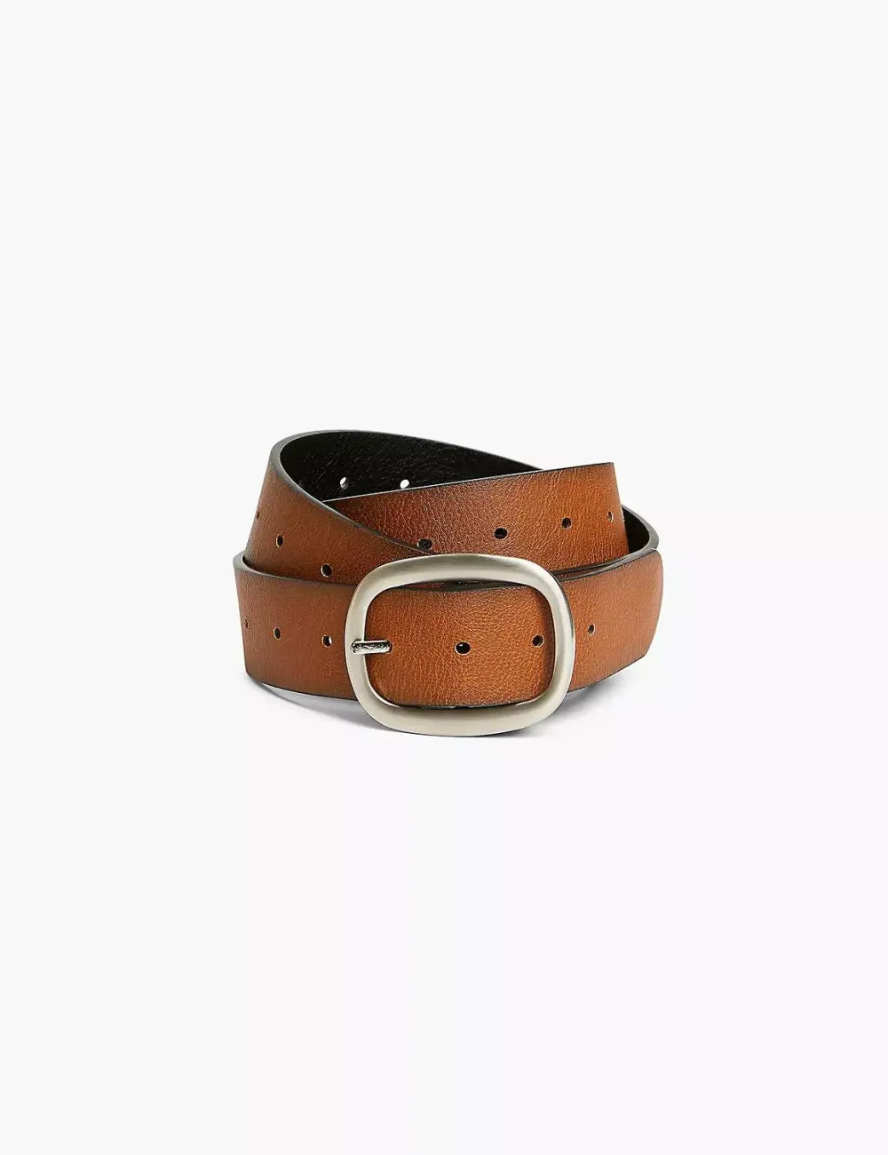 Reversible Rounded Buckle Belt