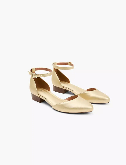 Dream Cloud Two-Piece Ankle-Strap Flat