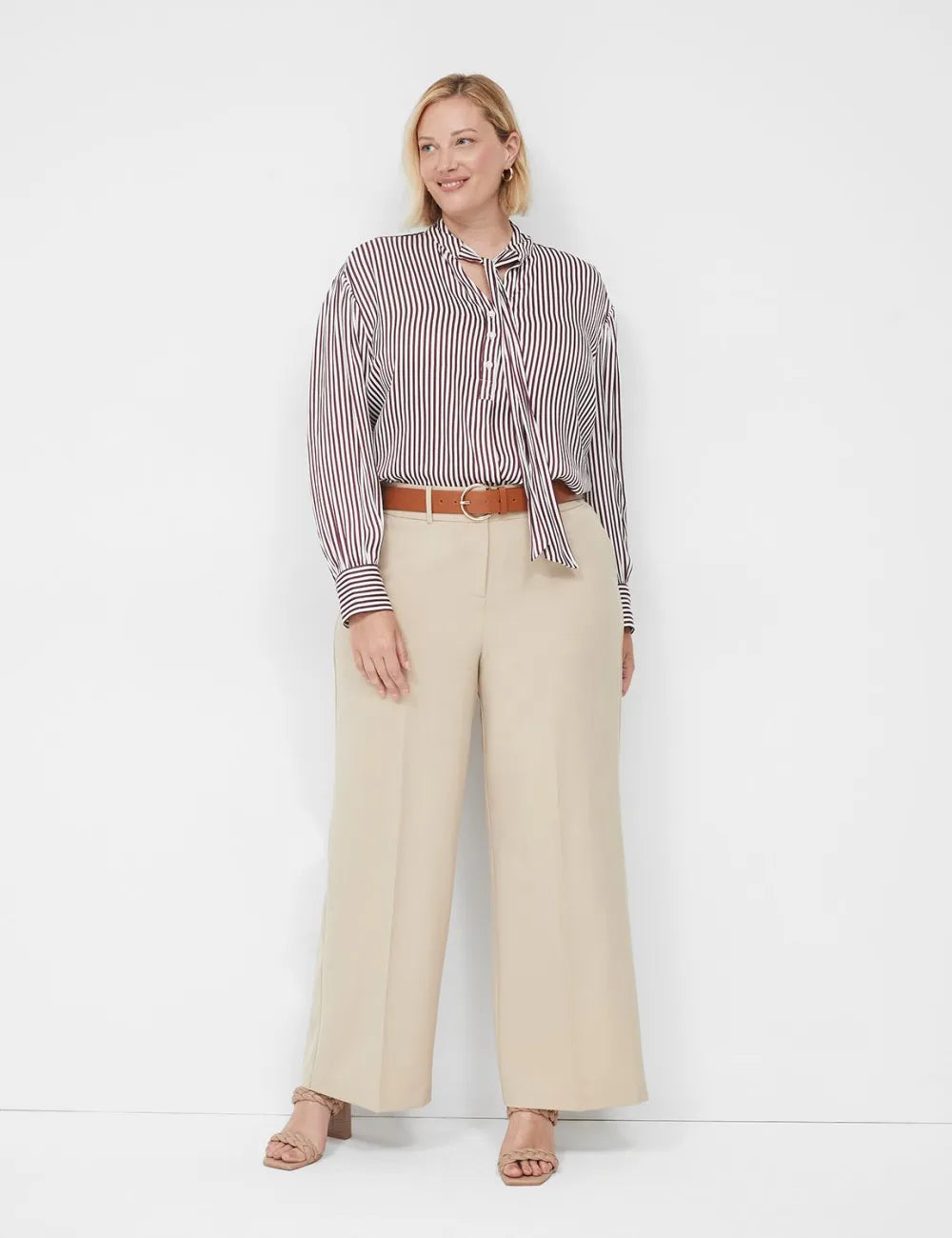 High-Rise Perfect Drape Wide Leg Pant