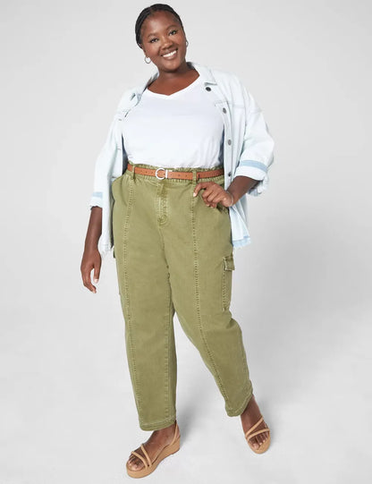 Modern Perfect Sleeve V-Neck Tee