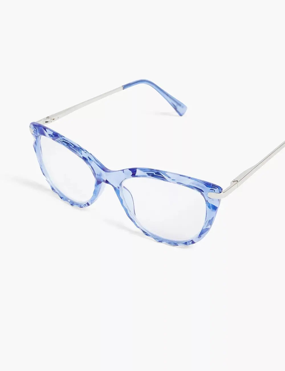 Textured Cateye Reader Glasses